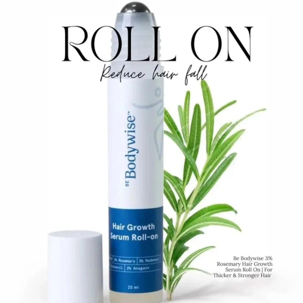 25ml Rosemary Hair Growth Serum Roll On Stick