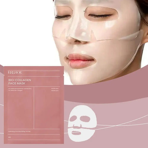 1/5/10PCs Bio Collagen Moisturizing Refreshing Face Mask